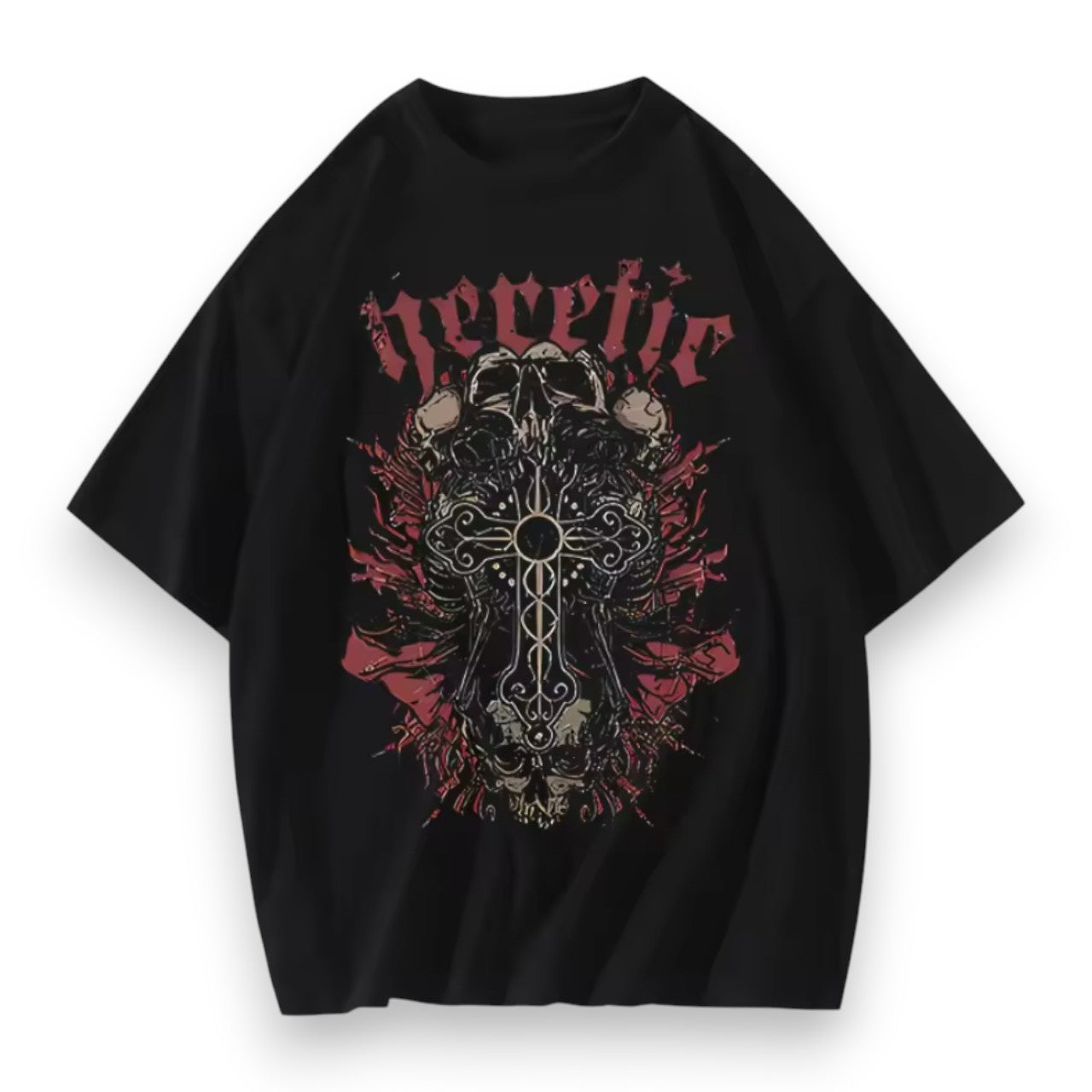BOXY GOTHIC TEE (BLACK)