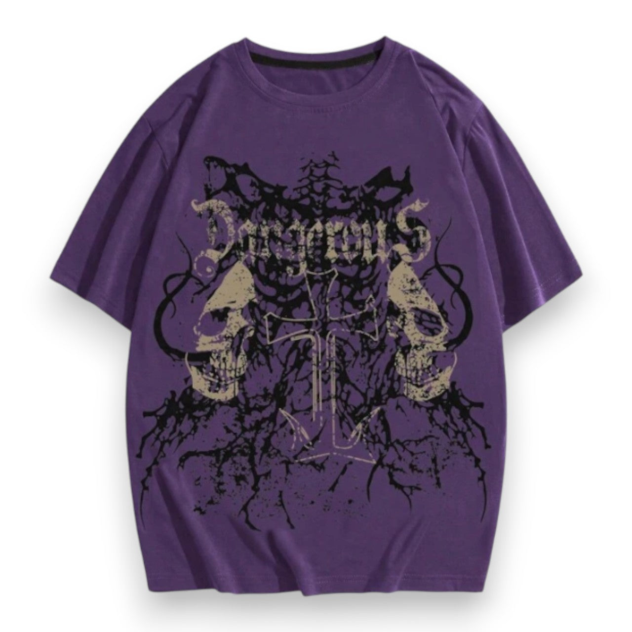 BOXY GOTHIC TEE (PURPLE)
