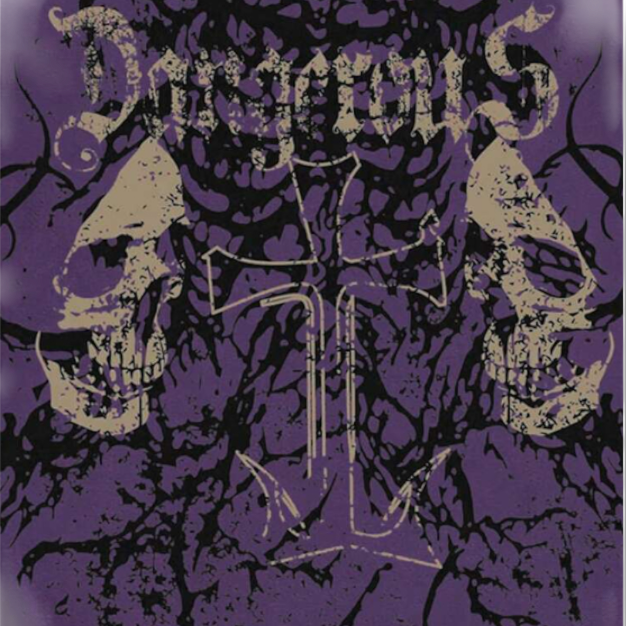 BOXY GOTHIC TEE (PURPLE)